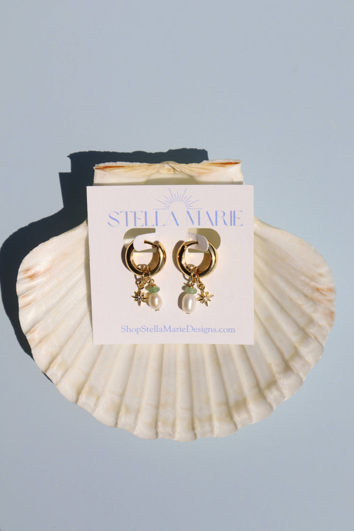 Aventurine Charm Earrings