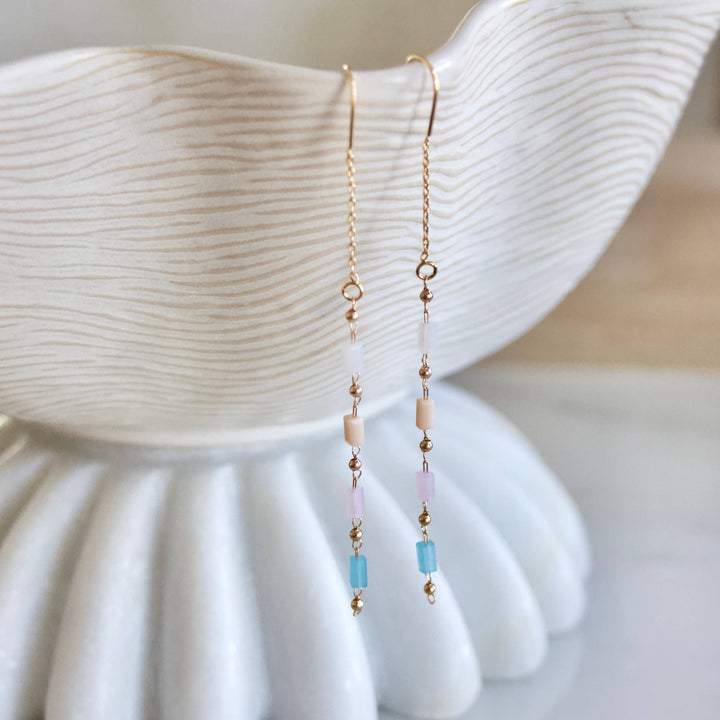 Pastel Bar Threader Earrings 