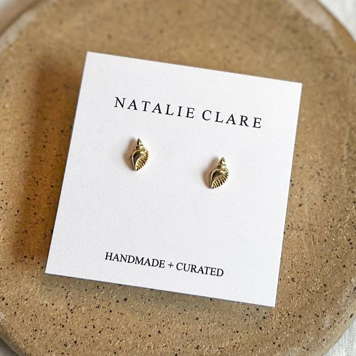 Seashell Studs