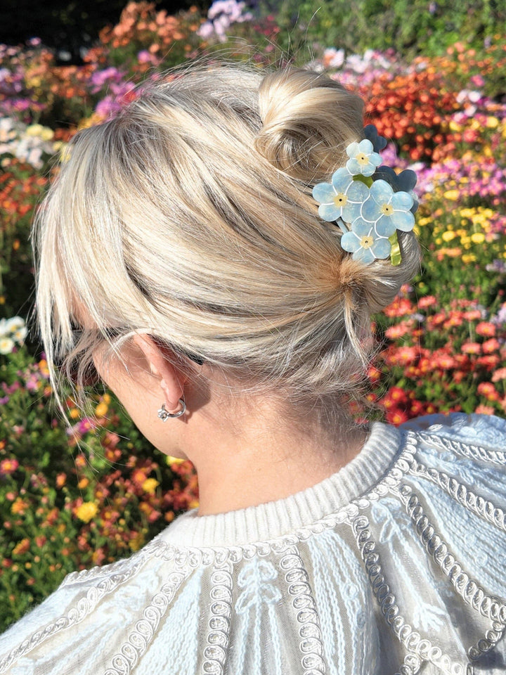 Forget-Me-Not Hair Clip