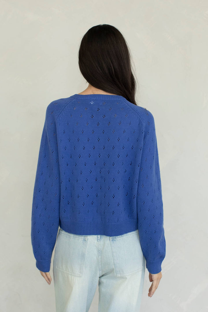Dara Cardigan in Vintage Blue