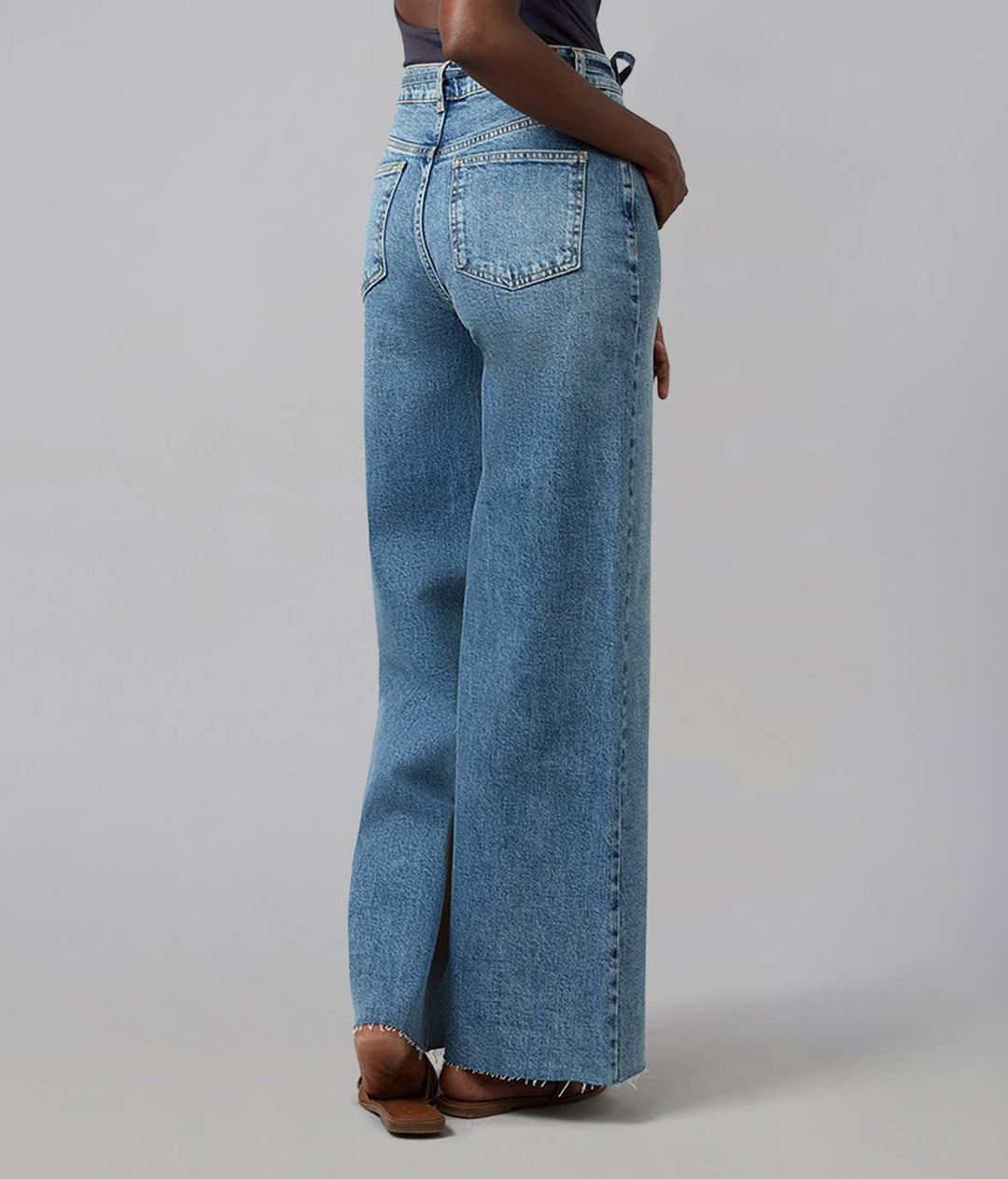 Milan Ultra High Rise Wide Leg Jeans