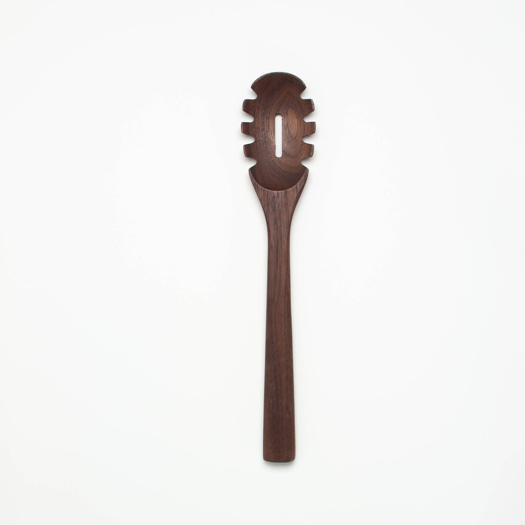 12" Walnut Pasta Spoon
