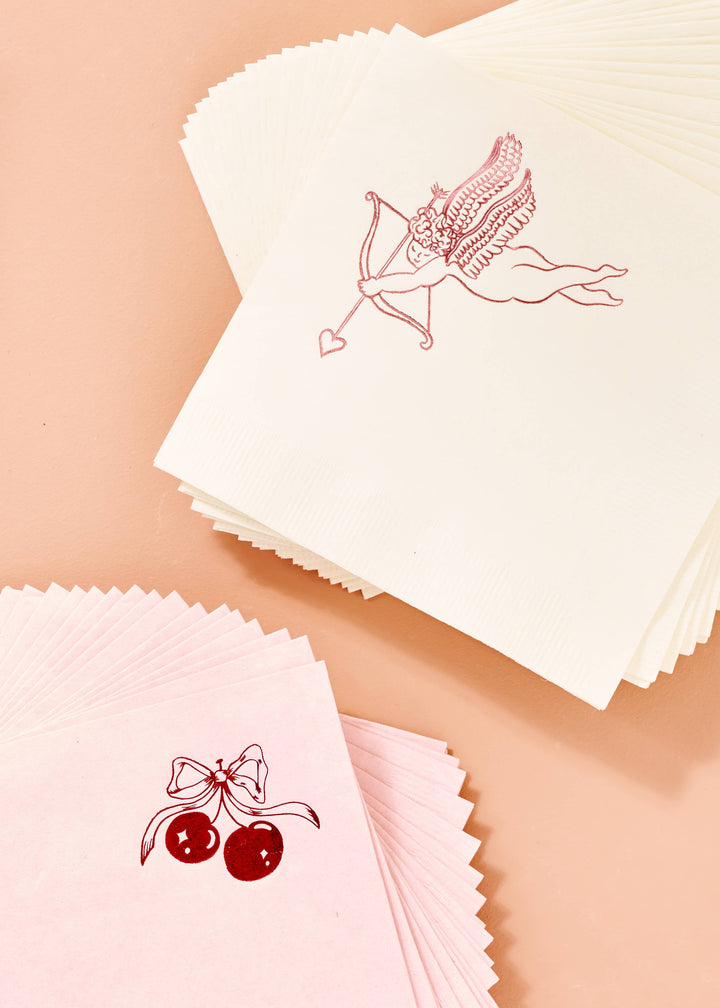 Red Cherries Napkin - Set of 20