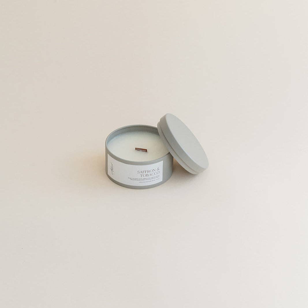 Saffron &amp; Tobacco Candle, 2 Sizes