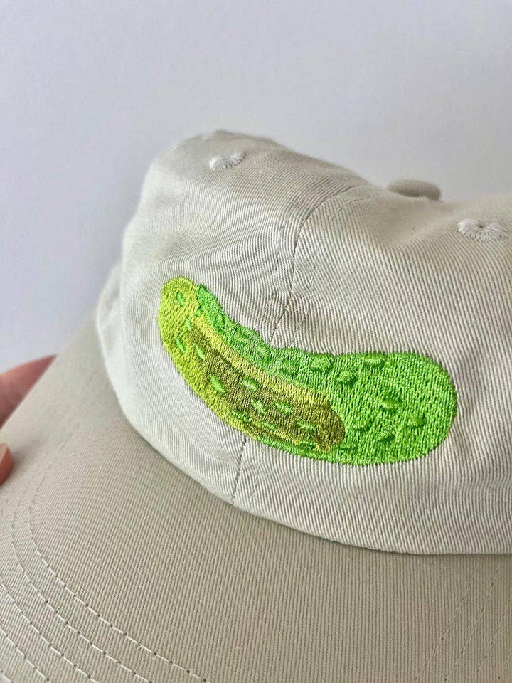 Embroidered Pickle Hat