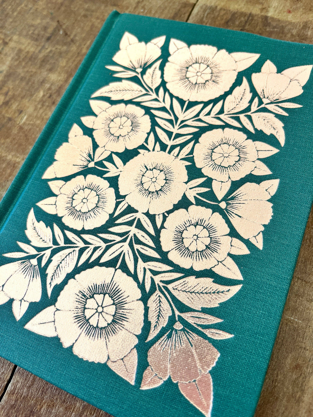 Foil Stamped Linen Journal