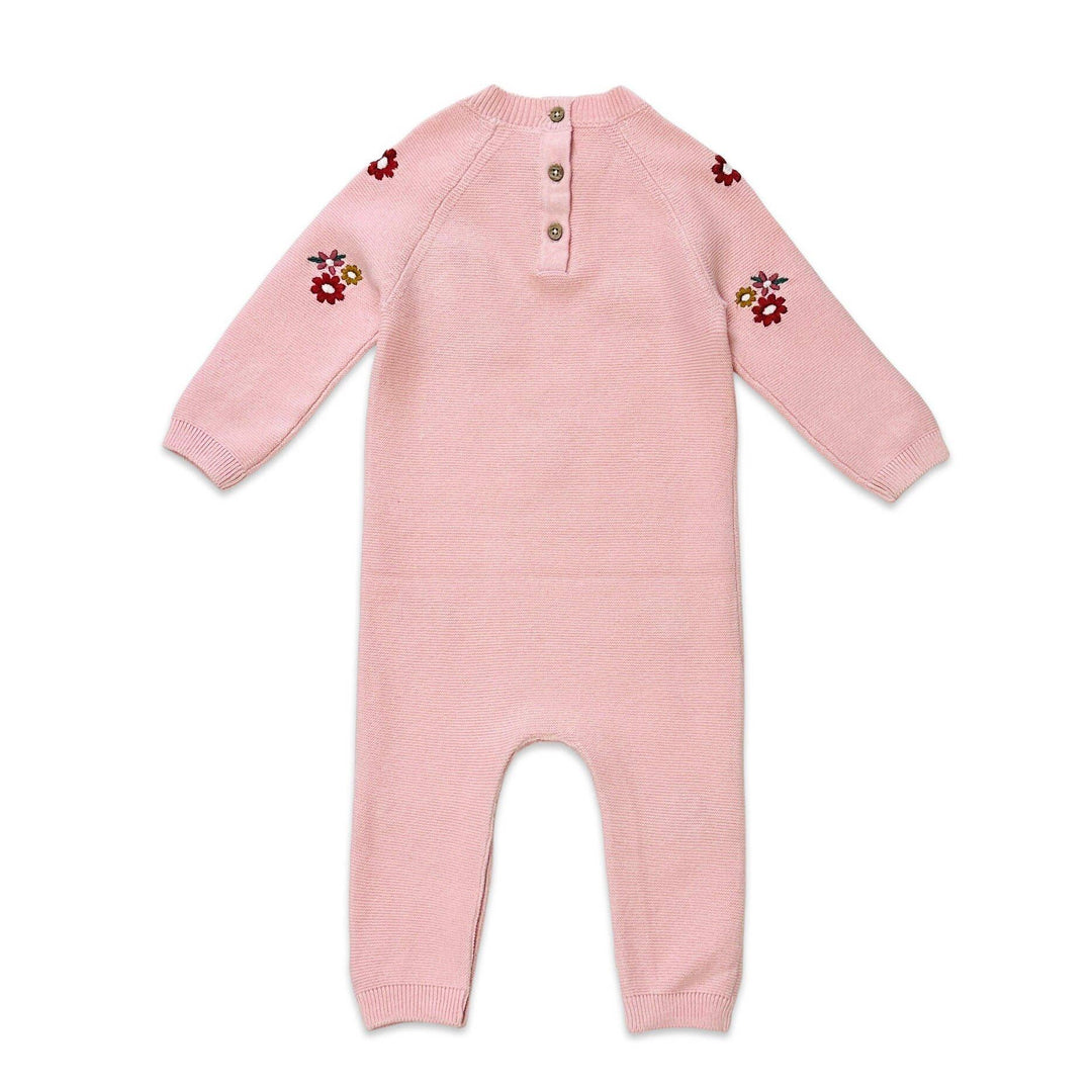 Floral Pink Baby Jumpsuit
