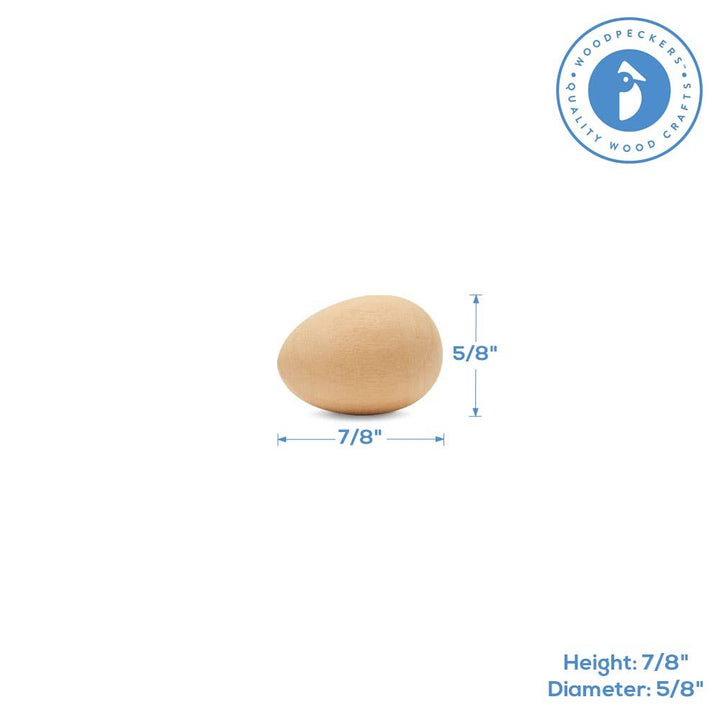 Wooden Eggs- Various Sizes