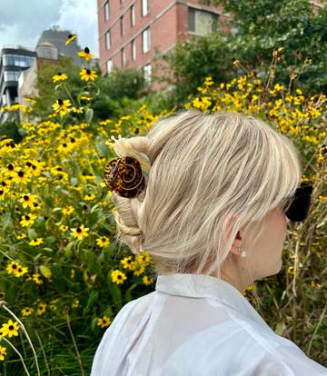 Hand-painted Snail Claw Hair Clip | Eco-Friendly: Tortoise