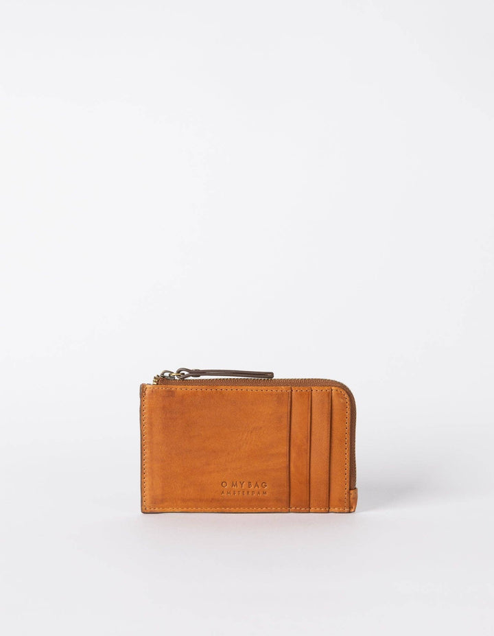 Lola Coin Purse, Cognac Classic Leather