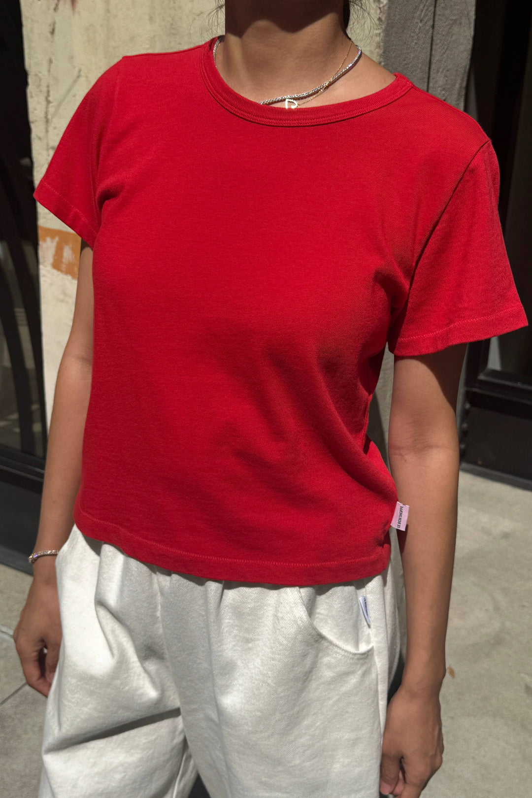 The Little Boy Tee in Chili