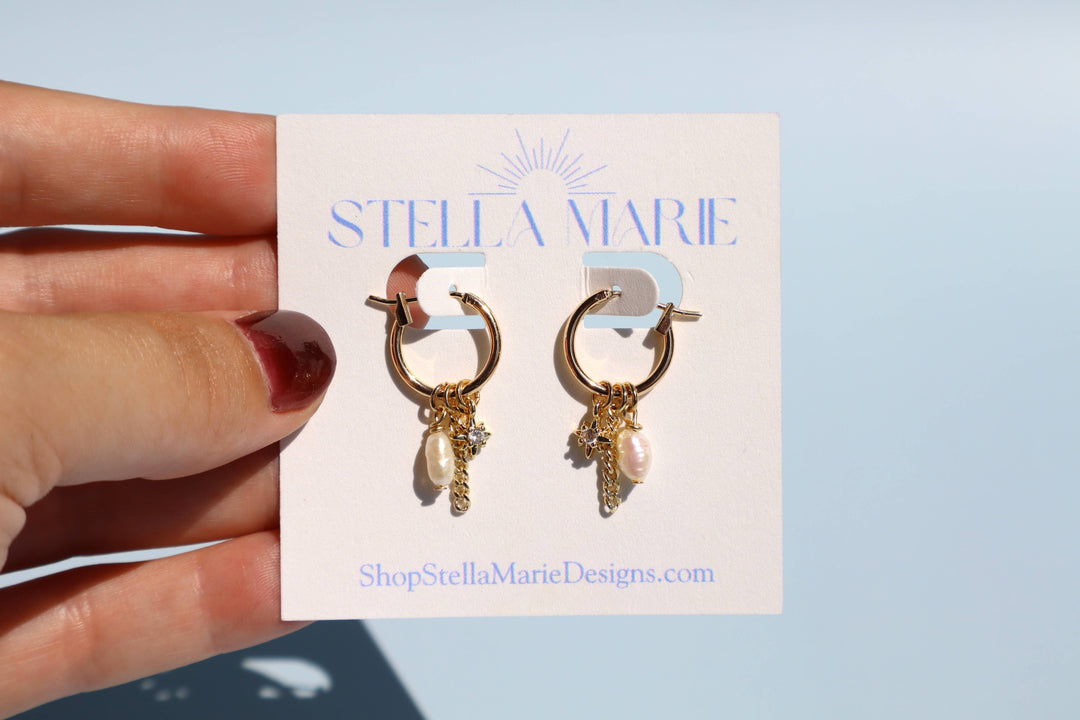 Starburst Charm Earrings