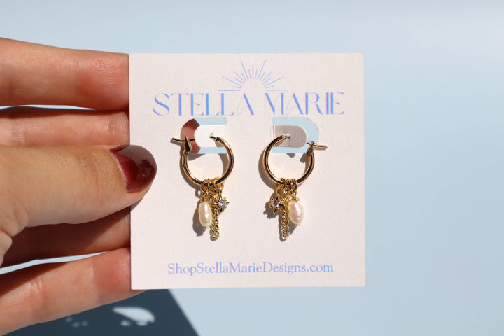 Starburst Charm Earrings