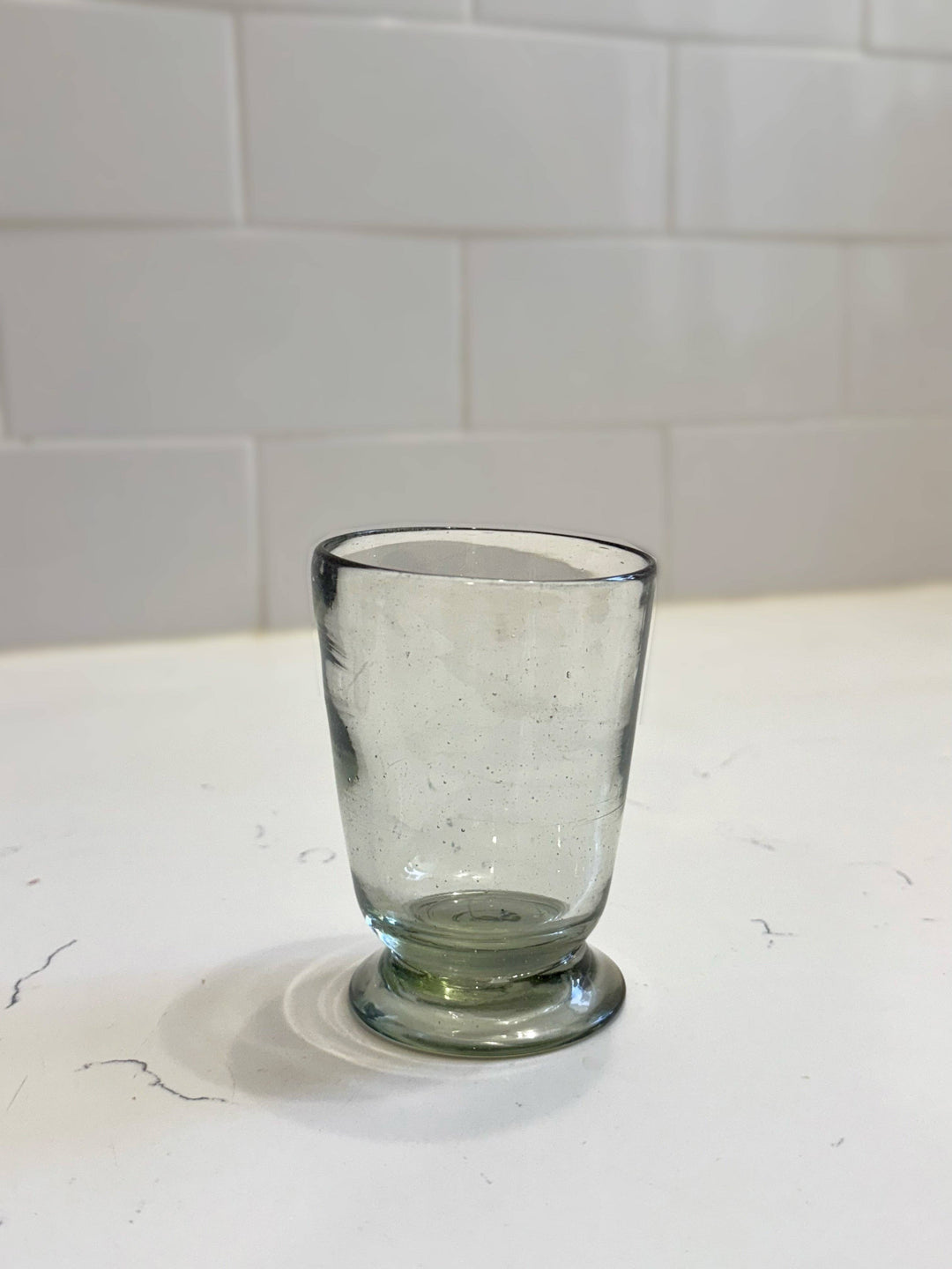 Handblown Footed Glass, 2 Sizes