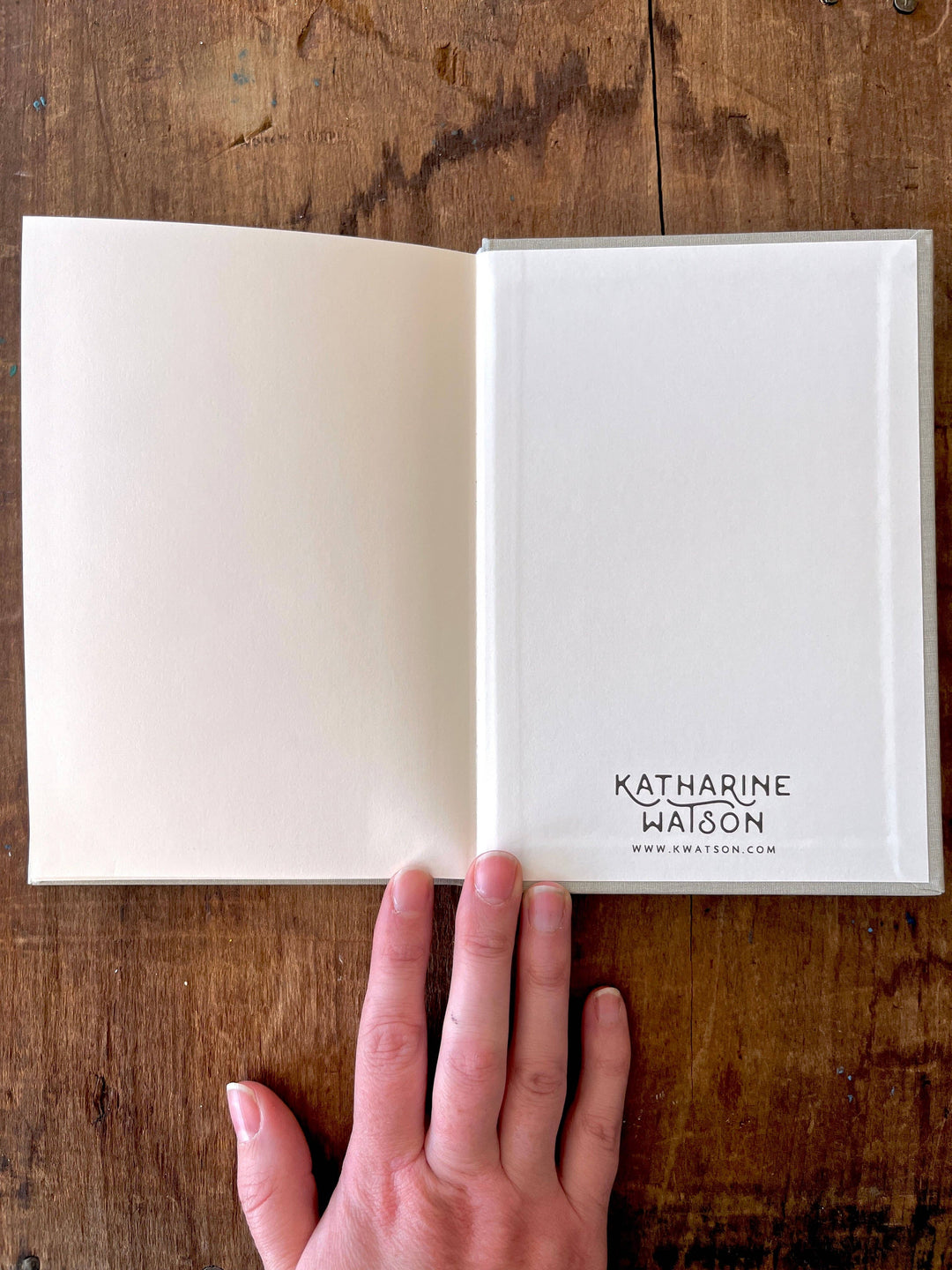 Foil Stamped Linen Journal