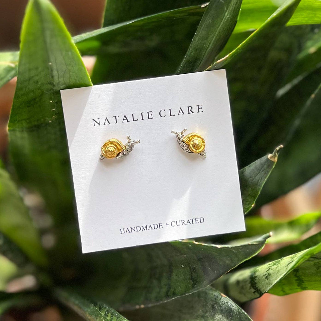 Two Tone Snail Studs