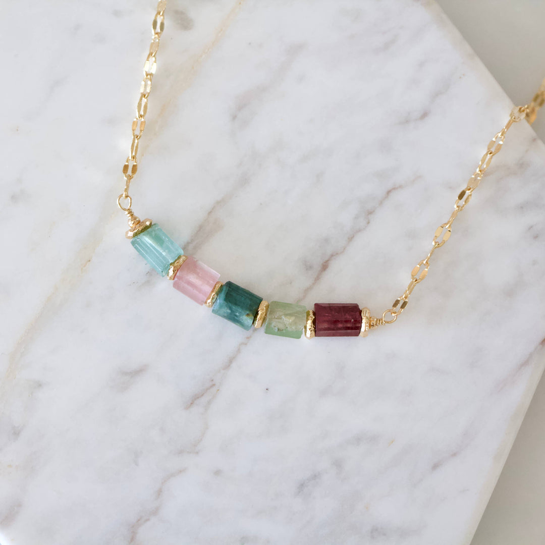 Tourmaline Collar Necklace 