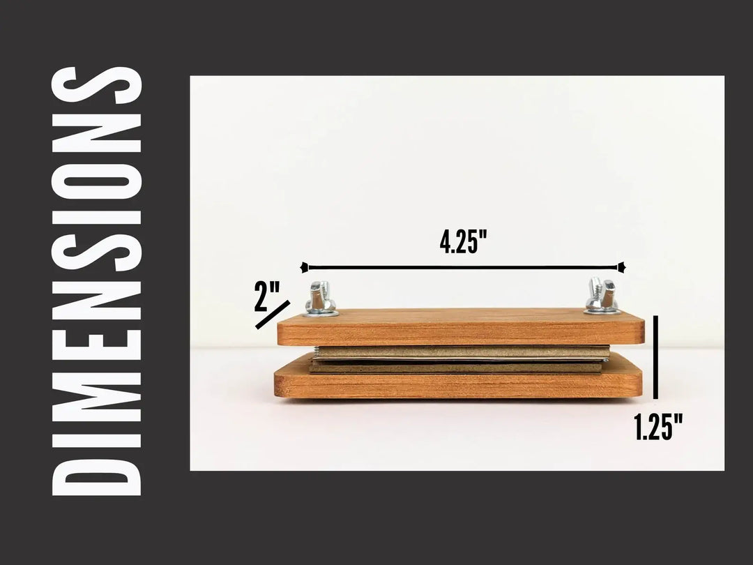 Pocket Sized Flower Press with Lily Of The Valley