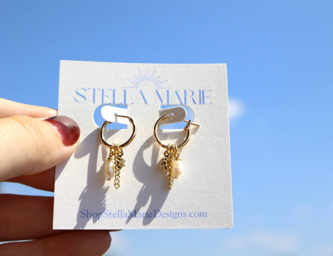 Starburst Charm Earrings