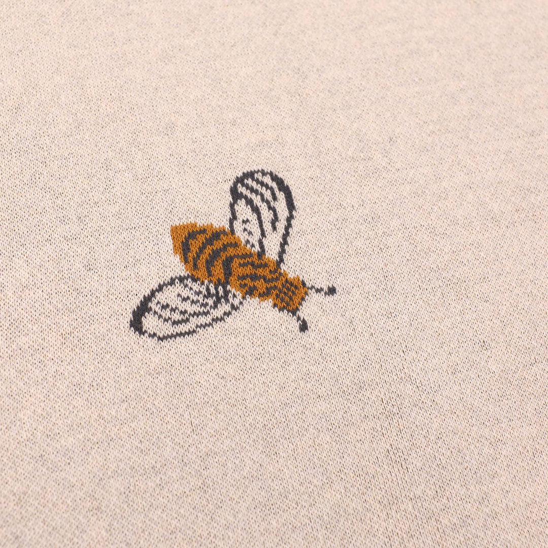 Bee Organic Cotton Baby Blanket