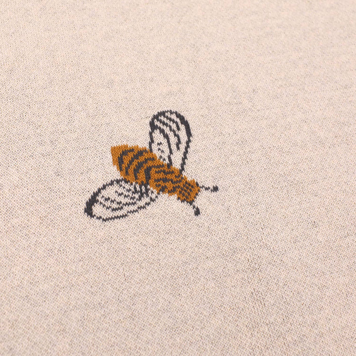 Bee Organic Cotton Baby Blanket