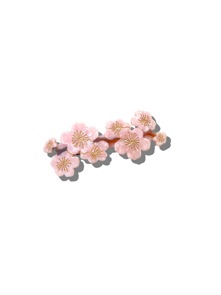 Cherry Blossom Barrette Hair Clip
