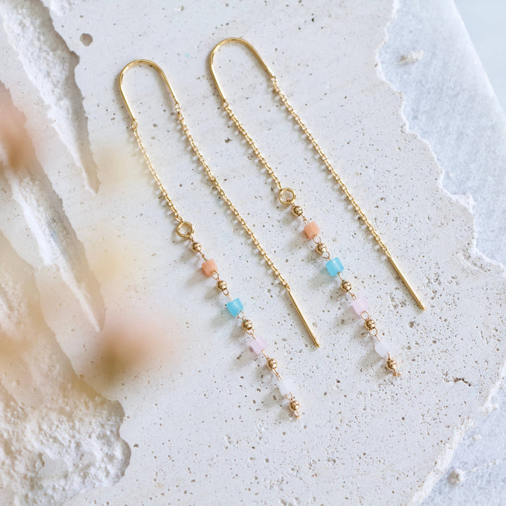 Pastel Threader Earrings