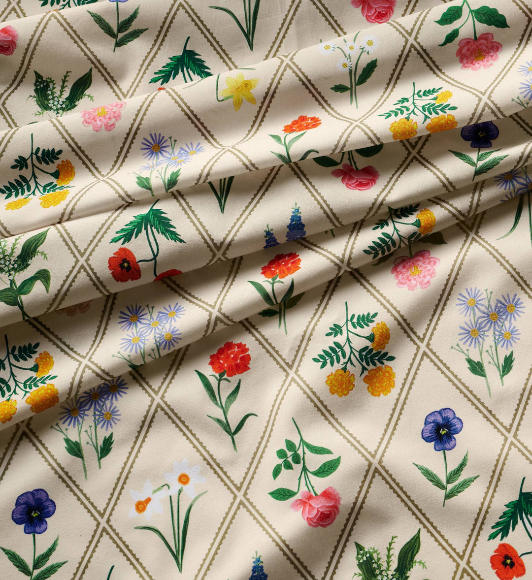 Garden Study Cotton Tablecloth