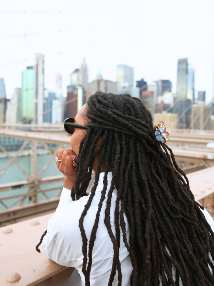 Mini Boho Monarch Claw Clip