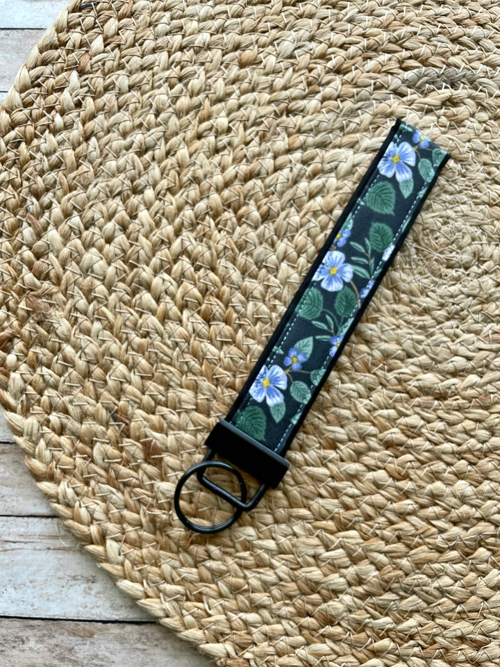 Briar Black Keychain Wristlet