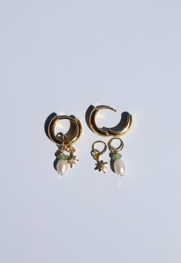 Aventurine Charm Earrings