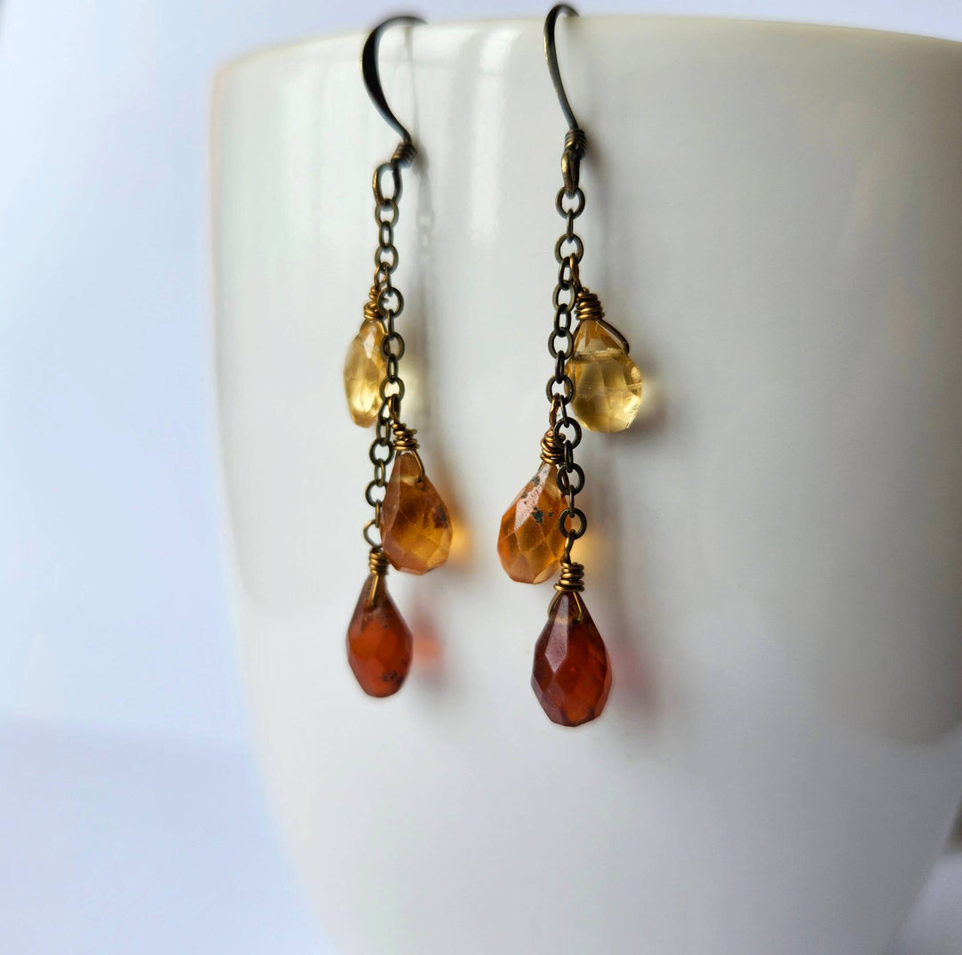 Desert Sunset Cluster Earrings