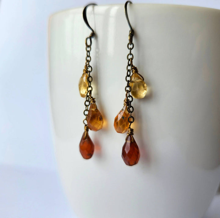 Desert Sunset Cluster Earrings
