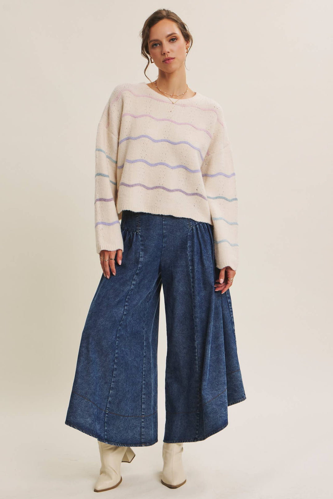 Ombre Wool Blend Sweater