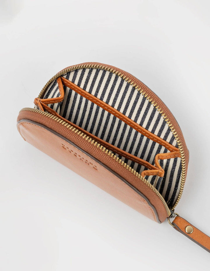 Laura Coin Purse, Cognac Classic Leather