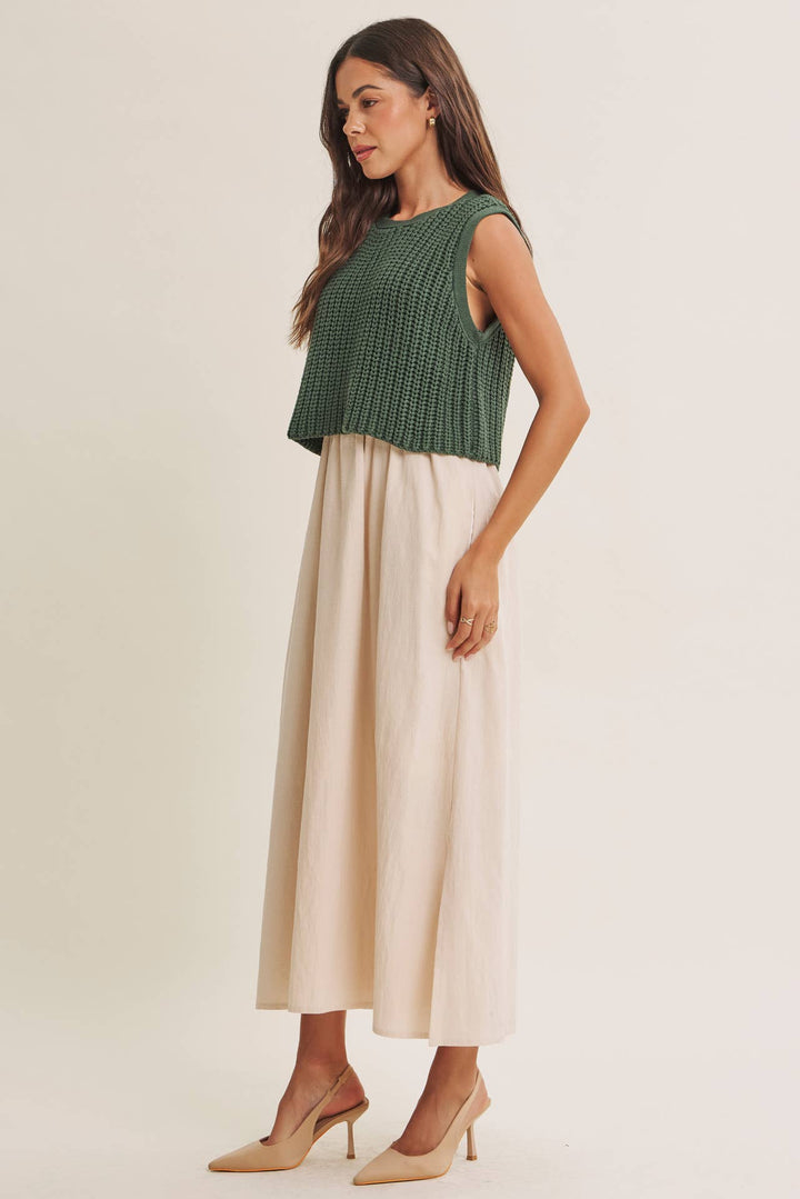 Forest Green Sweater Dress
