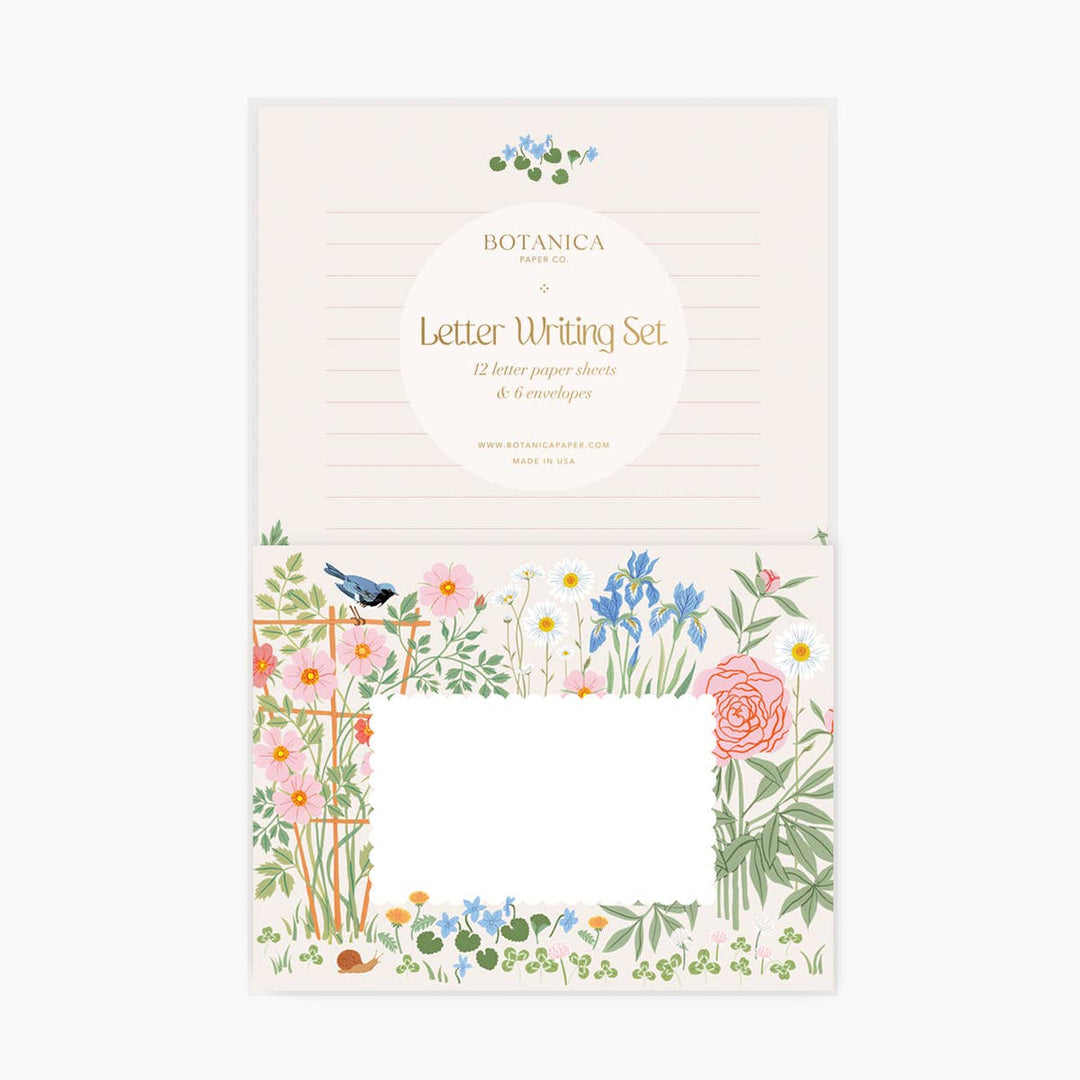 Garden Letter Writing Set