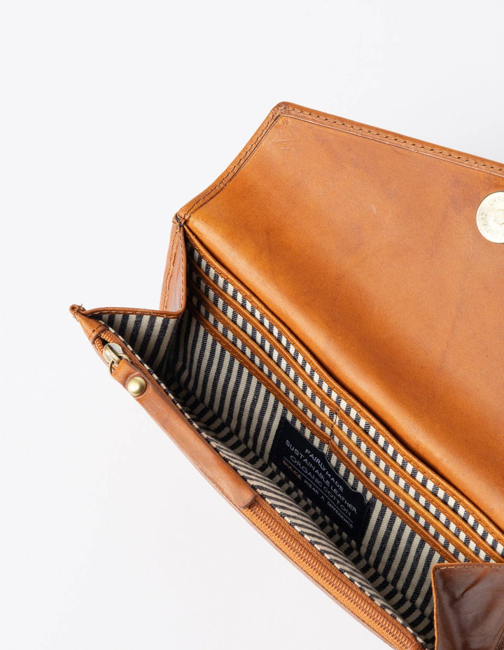 Envelope Pixie, Cognac Classic Leather