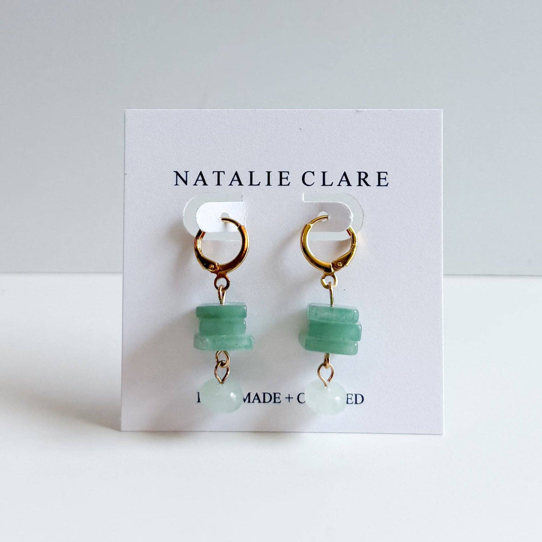 Aventurine Dangle Earrings