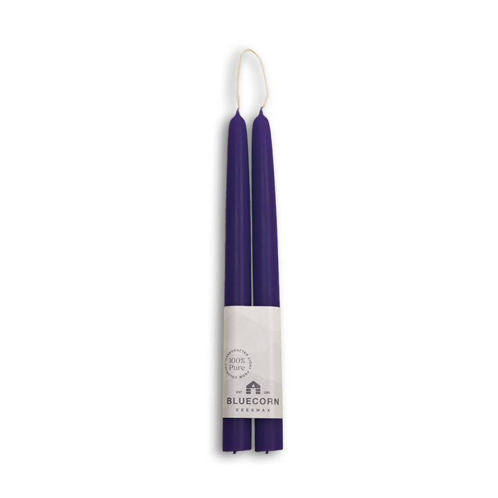 Sky Blue Beeswax Tapers, 3 Sizes