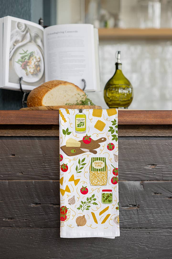 Pasta Night Tea Towel