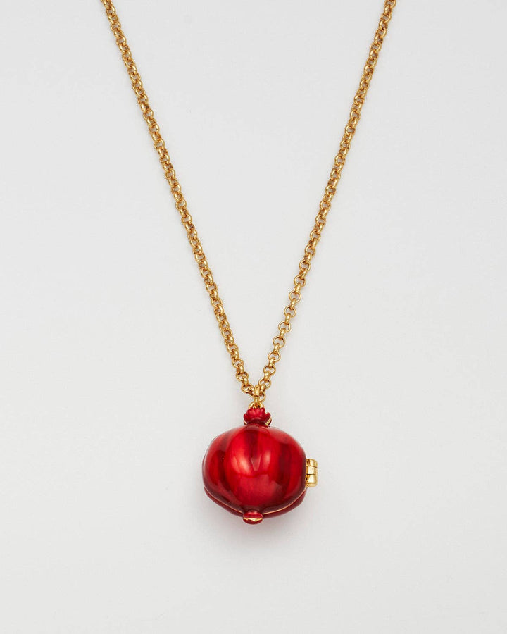 Pomegranante Locket Necklace