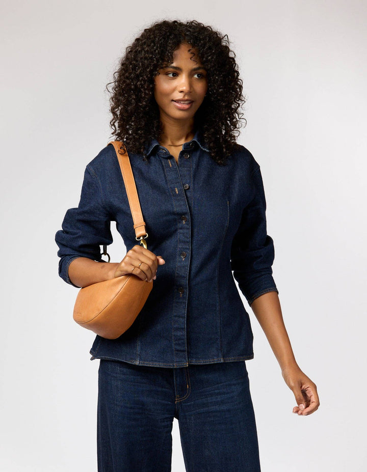 Leo Midi, Wild Oak Soft Grain Leather