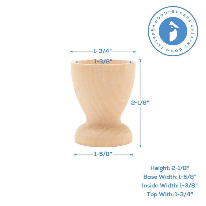 Wooden Egg Cup Holders for 2-1/2" Egg