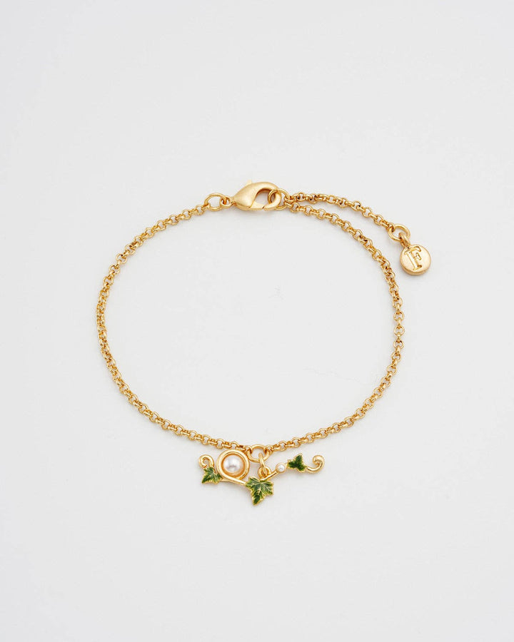 Ivy Pearl T-Bar Bracelet