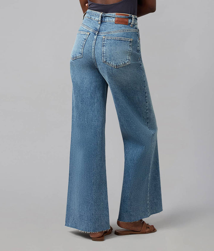 Milan Ultra High Rise Wide Leg Jeans