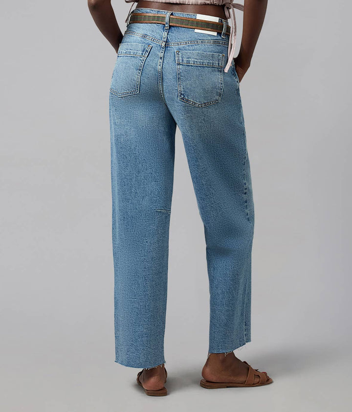 Dylan High Rise Barrel Jeans