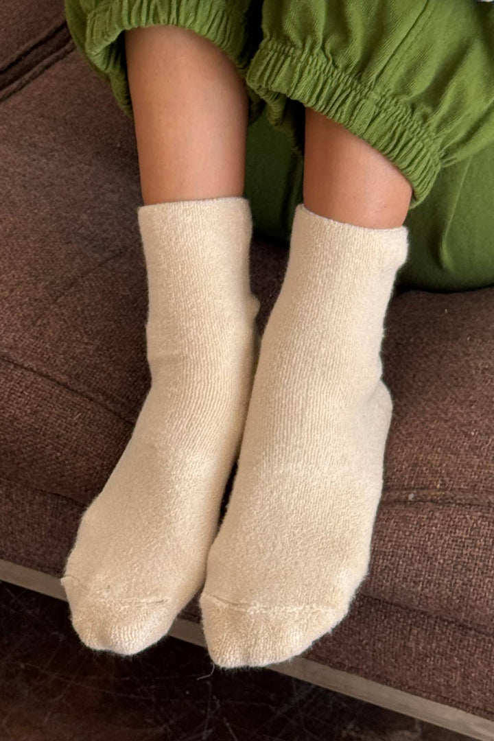 Cloud Socks in Ecru