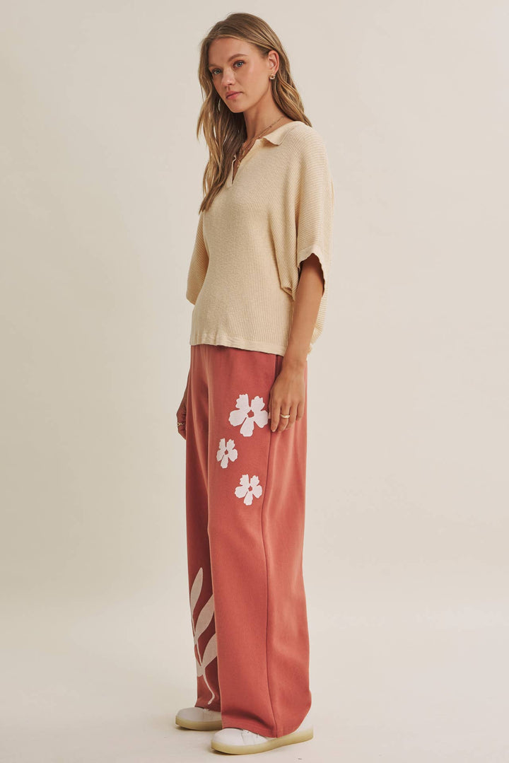 Relaxed Dolman Sweater in Biscuit